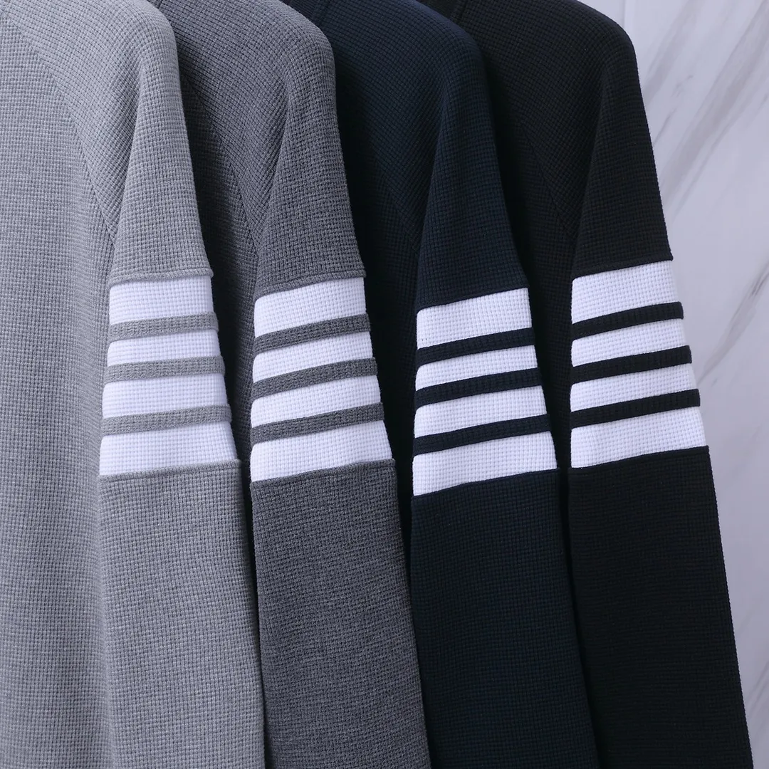 ：107 （TB ） THOM BROWNE TBNew Arrival 420 OS Factory Same Style Size Authentic TB + + ：Light Gray/Dark Gray/Navy Blue/Black Size：0/1/2/3/4